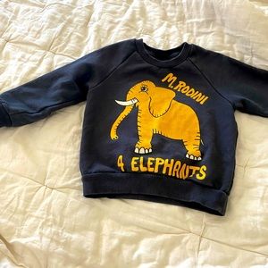 Mini Rodini 4 Elephants Sweatshirt.